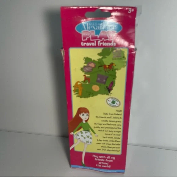 Three Madame Alexander Play Travel Friends Dolls 8" Germany Ireland France - Picture 9 of 11